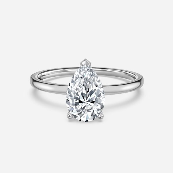 Pear Solitaire Engagement Ring