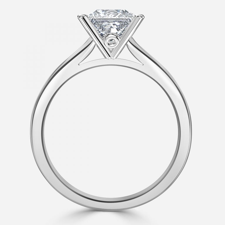 Princess Solitaire Engagement Ring