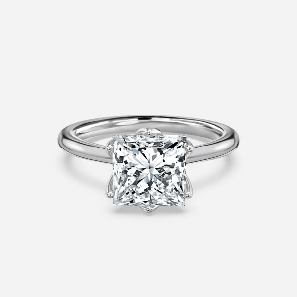 Princess Solitaire Engagement Ring