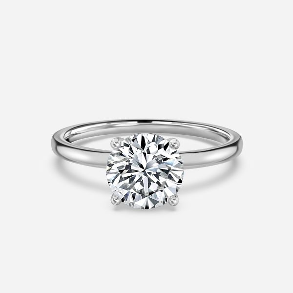 Round Solitaire Engagement Ring