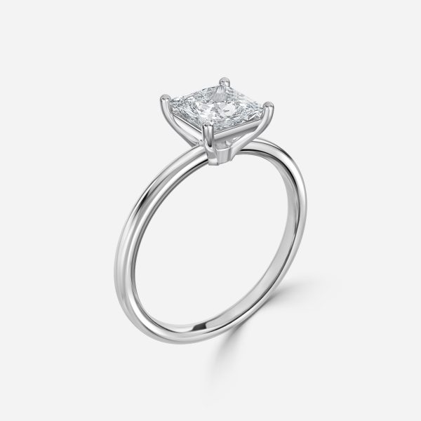 Princess Solitaire Engagement Ring
