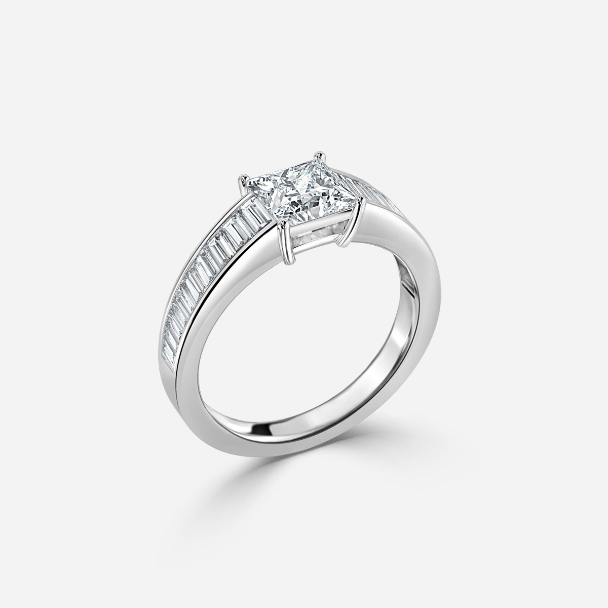 Princess Unique Engagement Ring