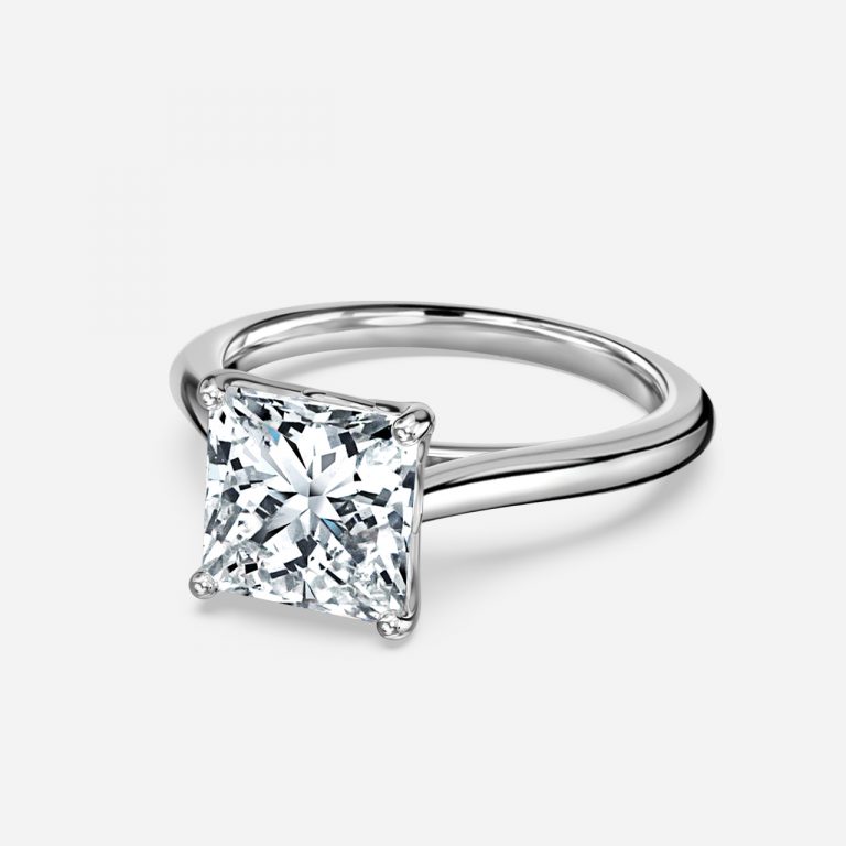 Princess Solitaire Engagement Ring