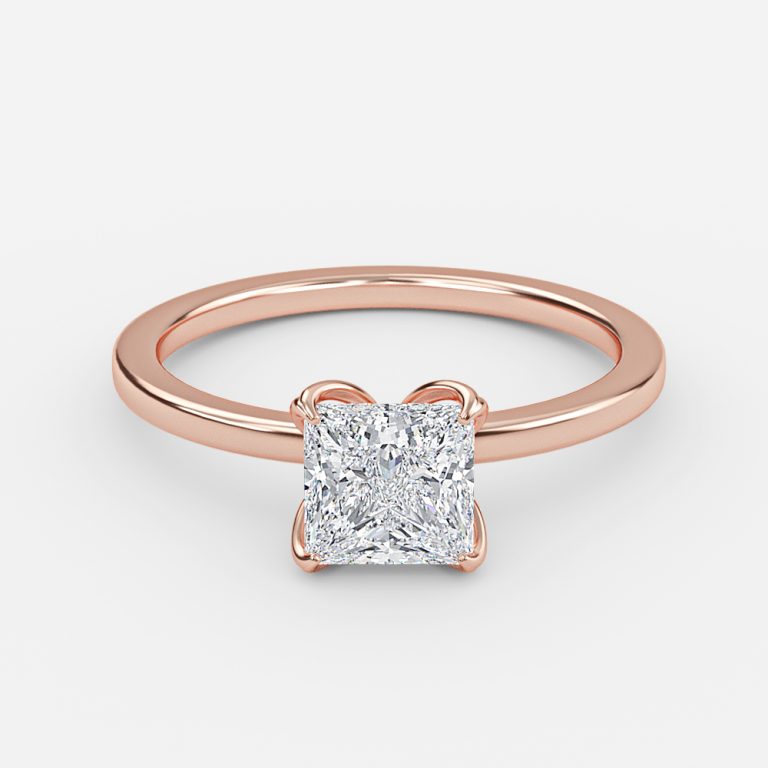 Princess Solitaire Engagement Ring