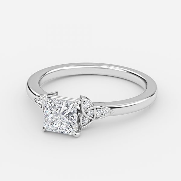 Princess Vintage Engagement Ring