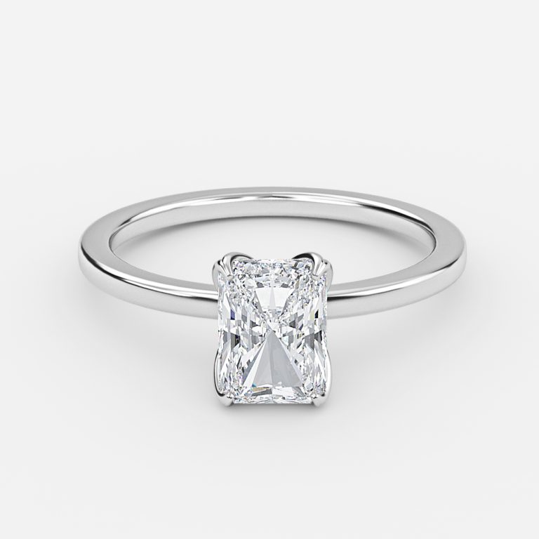 Radiant Solitaire Engagement Ring