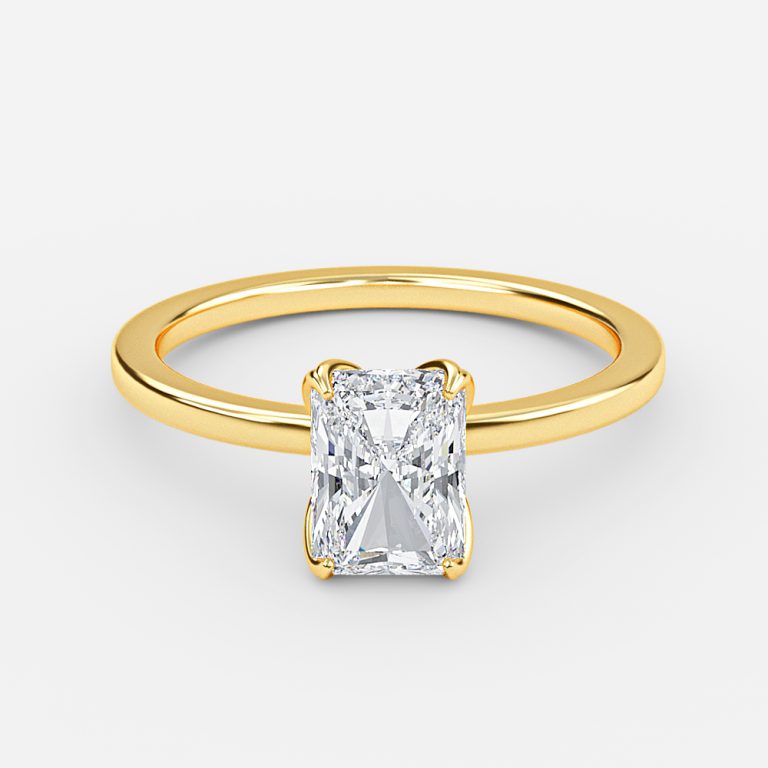 Radiant Solitaire Engagement Ring