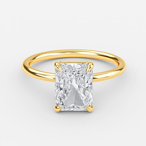 Radiant Solitaire Engagement Ring