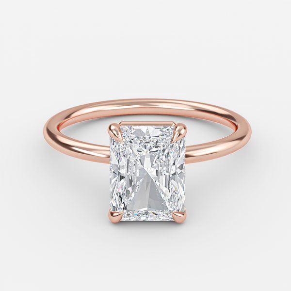 Radiant Solitaire Engagement Ring