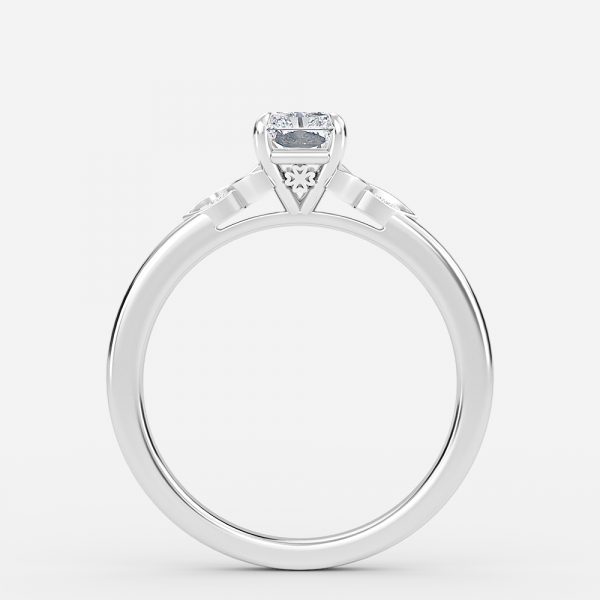 Radiant Vintage Engagement Ring