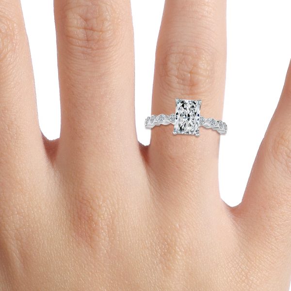 Radiant Unique Engagement Ring