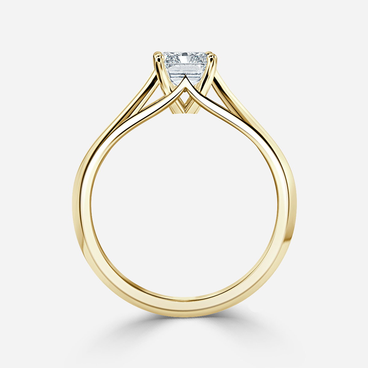 Radiant Solitaire Engagement Ring