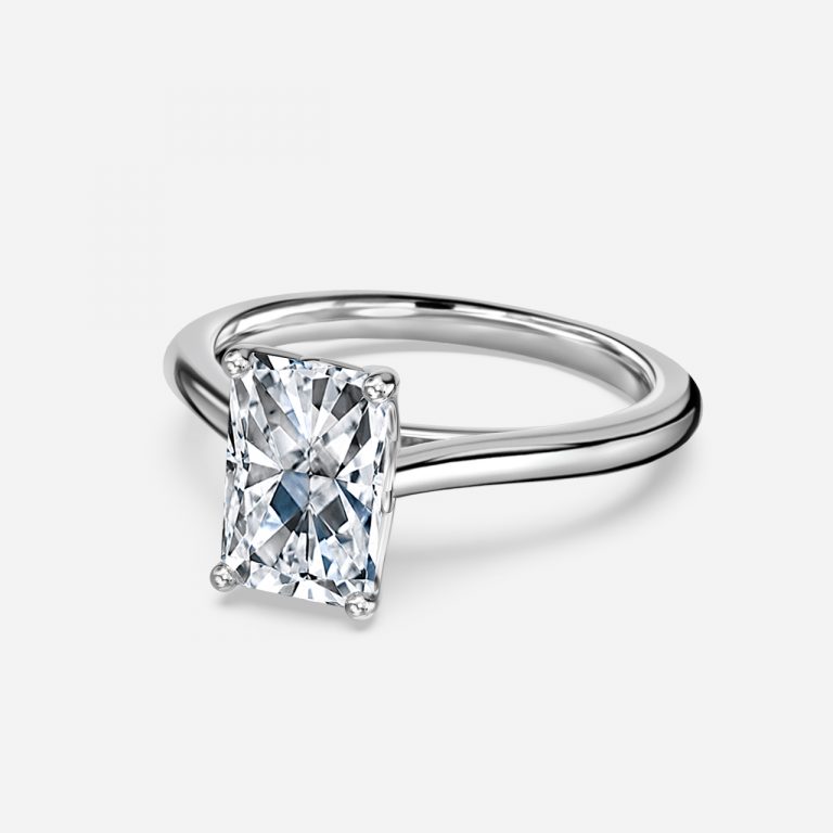 Radiant Solitaire Engagement Ring