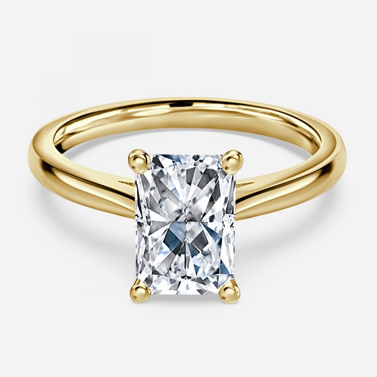 Radiant Solitaire Engagement Ring