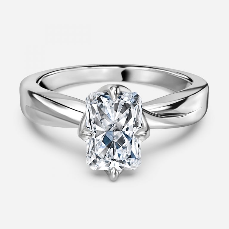 Radiant Solitaire Engagement Ring