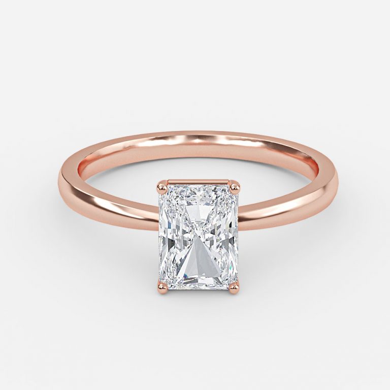 Radiant Solitaire Engagement Ring