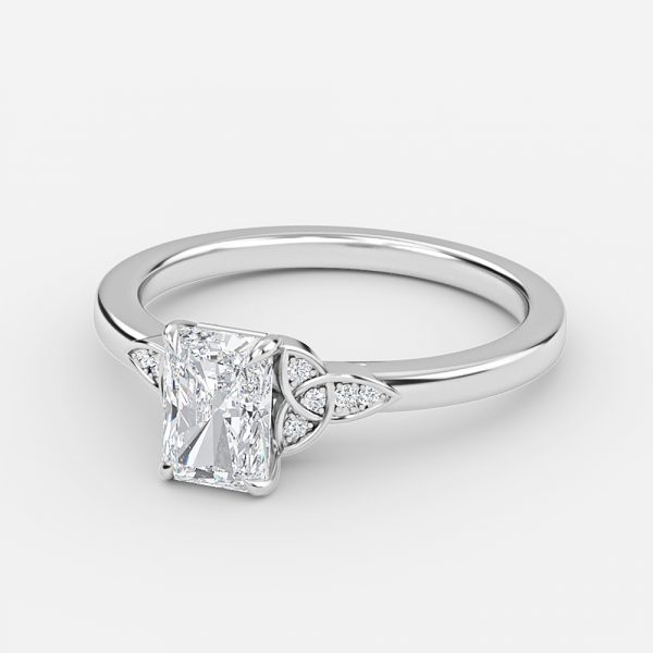 Radiant Vintage Engagement Ring
