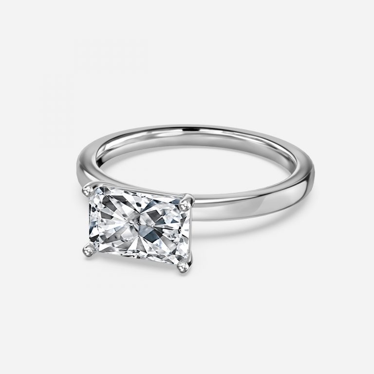 Radiant Solitaire Engagement Ring