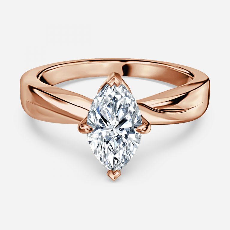 Marquise Solitaire Engagement Ring