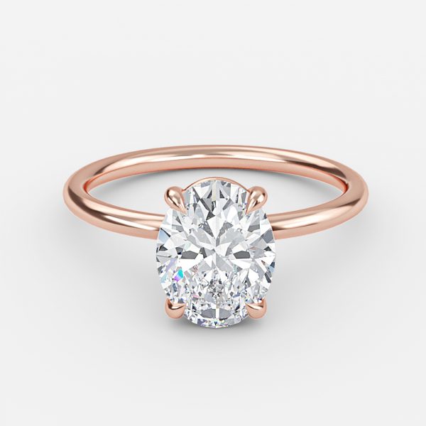 Oval Solitaire Engagement Ring