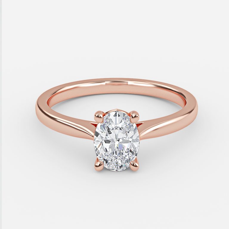 Oval Solitaire Engagement Ring