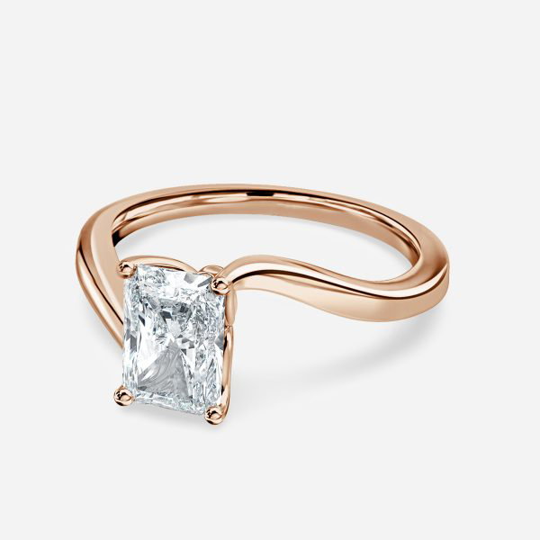 Radiant Solitaire Engagement Ring