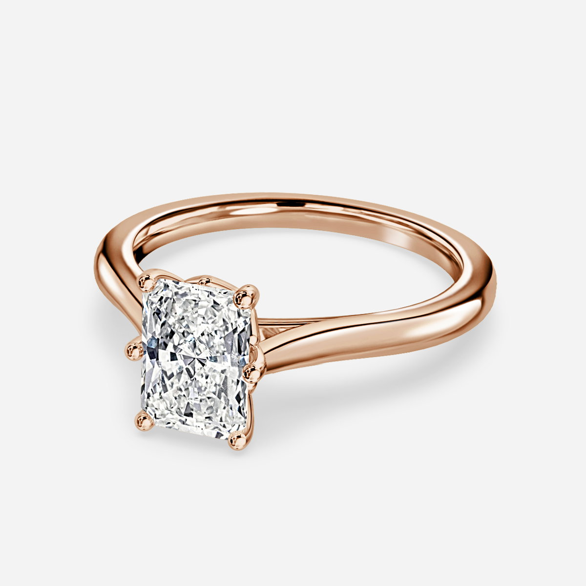 Radiant Solitaire Engagement Ring