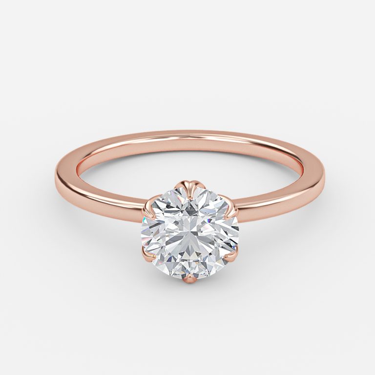 Round Solitaire Engagement Ring