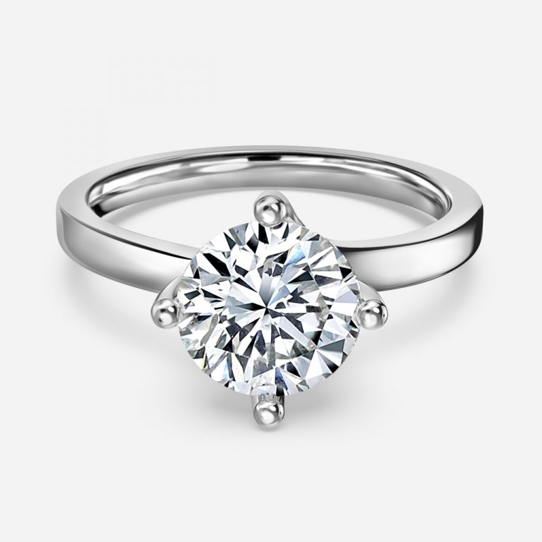 Round Solitaire Engagement Ring