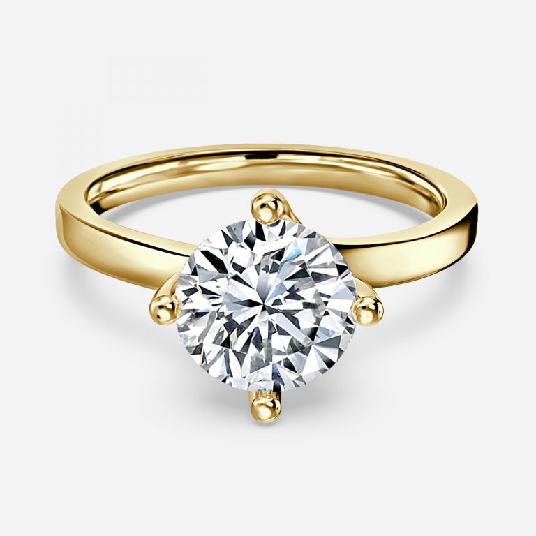 Round Solitaire Engagement Ring