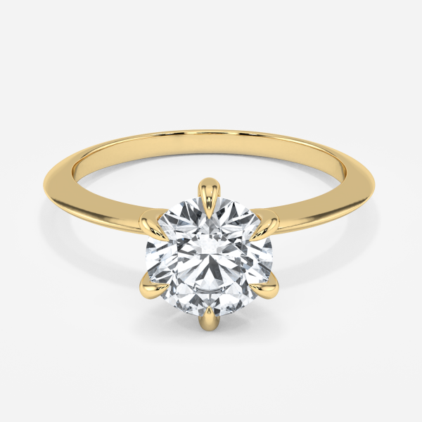 Round Solitaire Engagement Ring