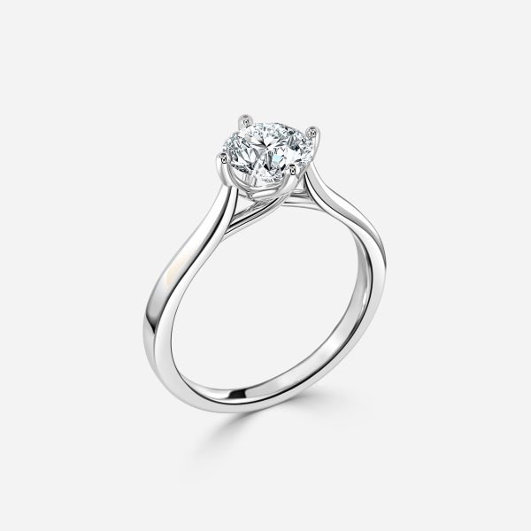 Prong Round Solitaire Engagement Ring