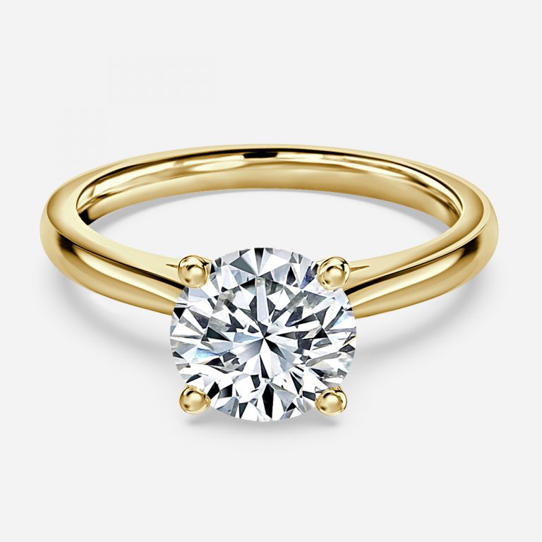 Round Solitaire Engagement Ring