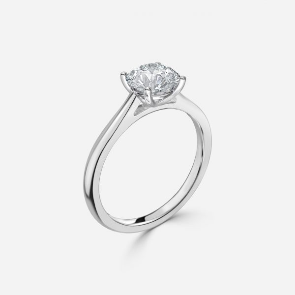 Round Solitaire Engagement Ring