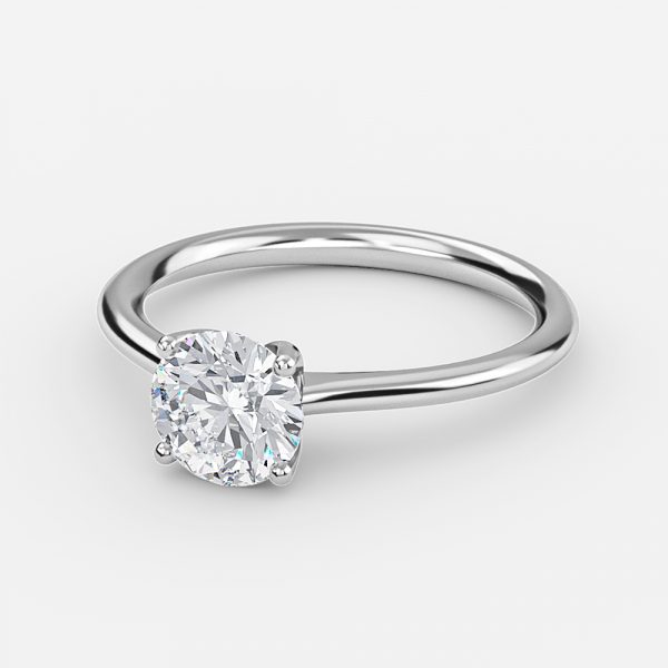 Round Solitaire Engagement Ring