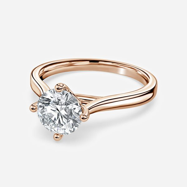 Prong Round Solitaire Engagement Ring