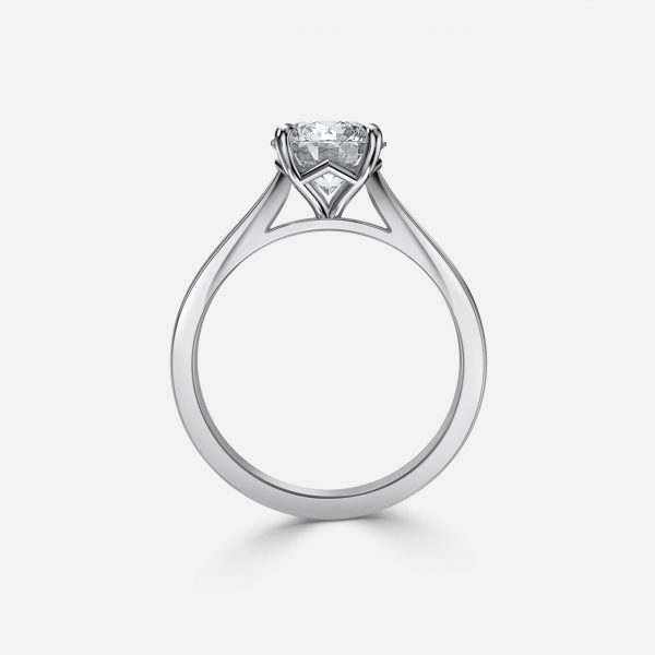 Round Solitaire Engagement Ring
