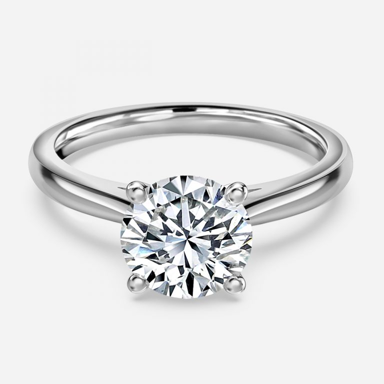 Round Solitaire Engagement Ring