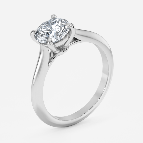 Round Solitaire Engagement Ring