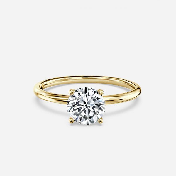 Round Solitaire Engagement Ring