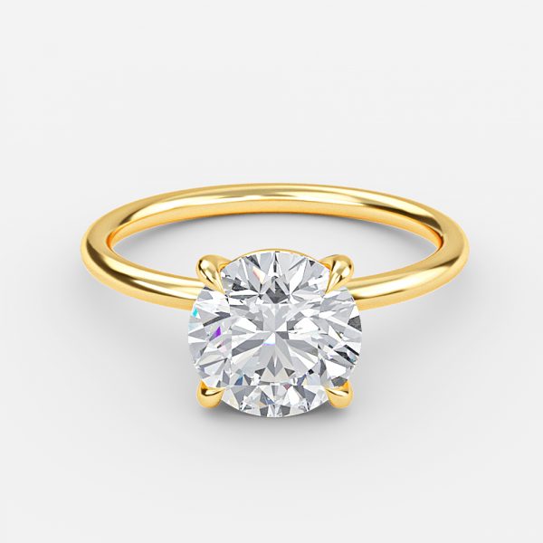 Round Solitaire Engagement Ring