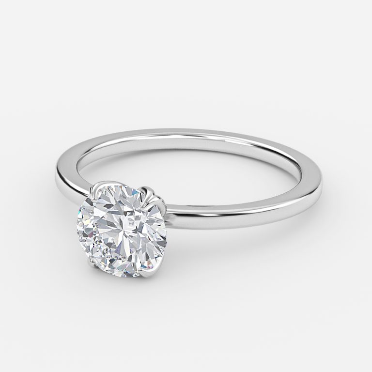 Round Solitaire Engagement Ring