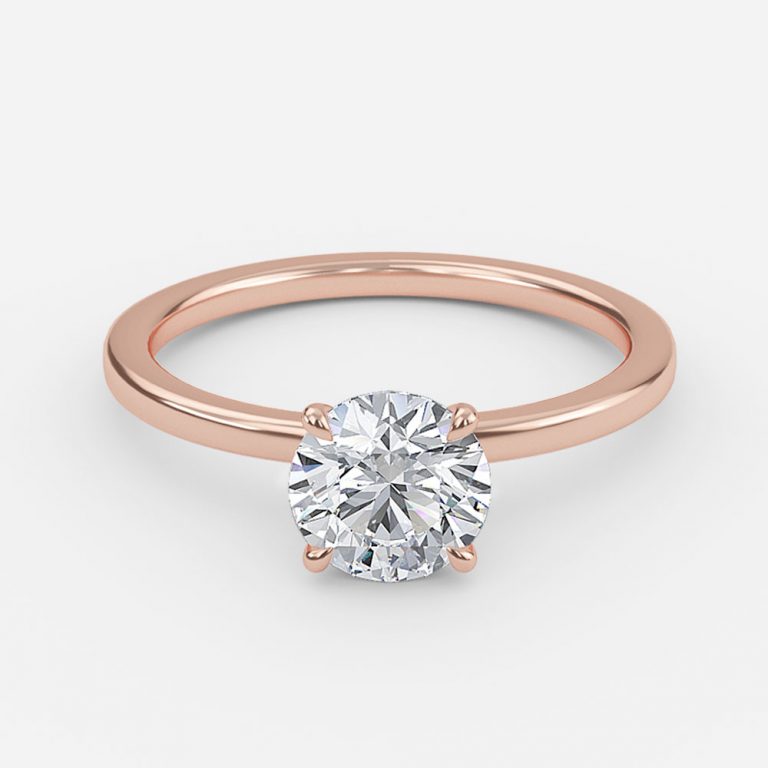 Round Solitaire Engagement Ring