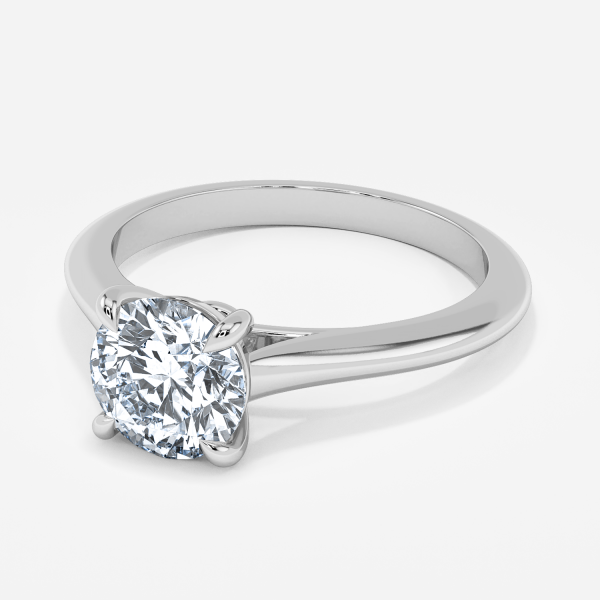 Round Solitaire Engagement Ring
