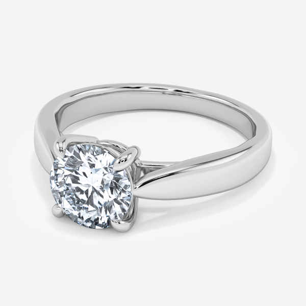 Round Solitaire Engagement Ring