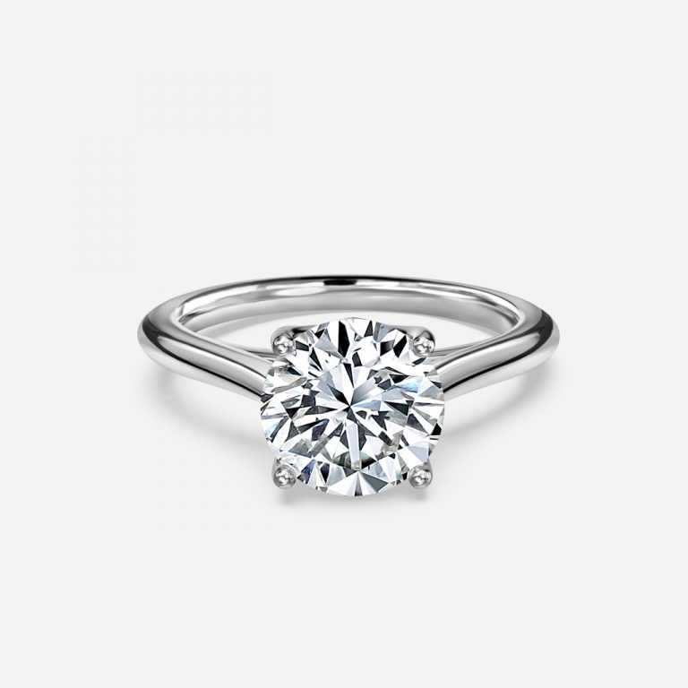 Round Solitaire Engagement Ring