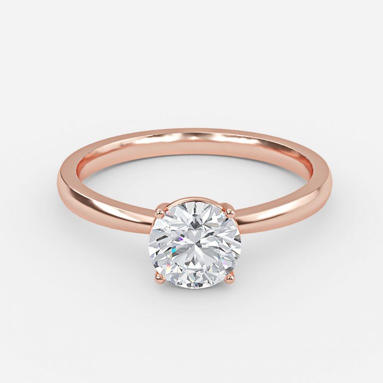 Round Solitaire Engagement Ring