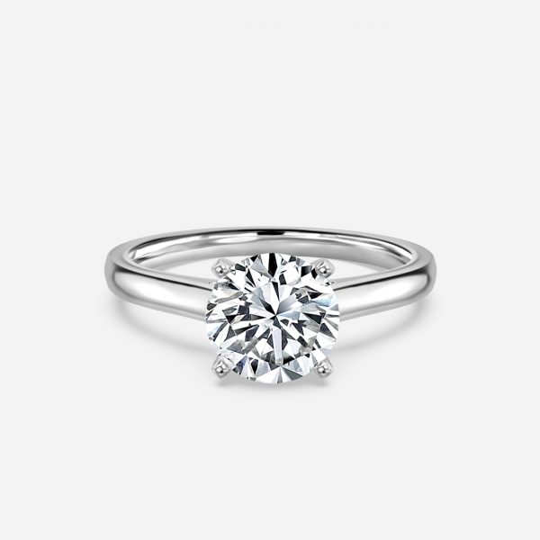 Round Solitaire Engagement Ring