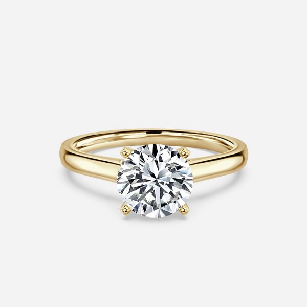 Round Solitaire Engagement Ring