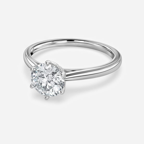 Round Solitaire Engagement Ring